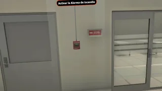 Alarma de Incendio en Oficina — Activar la Estación Manual