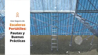 Uso seguro de escaleras portátiles