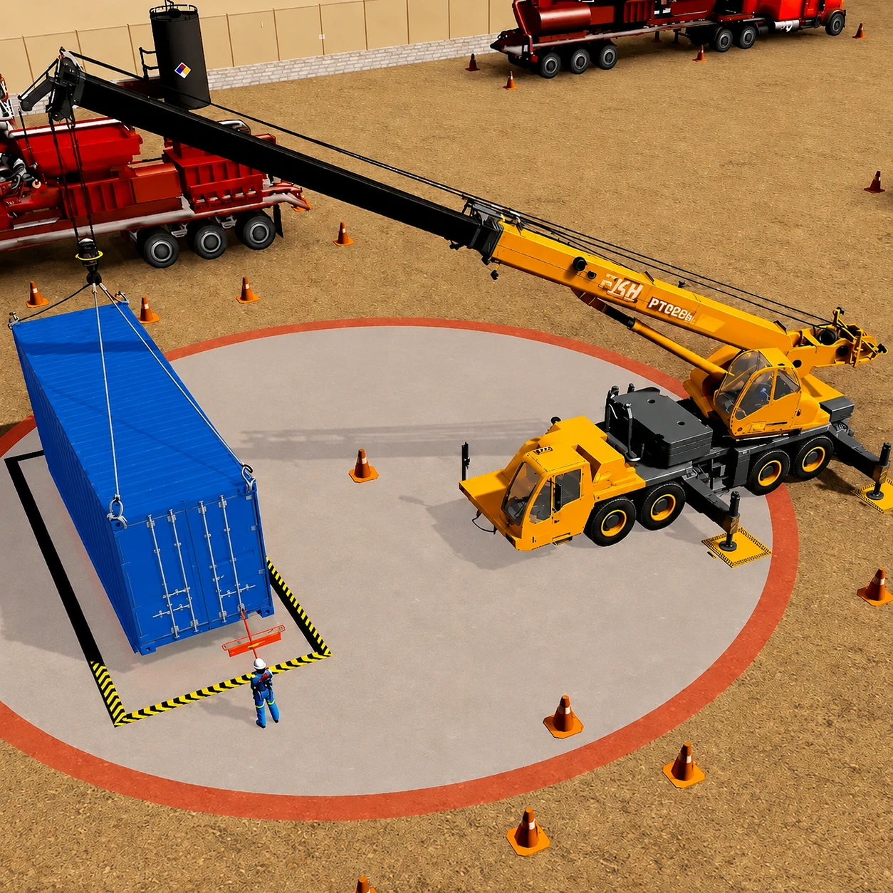Mechanical Lifting and Heavy Cargo Operations Area Overview